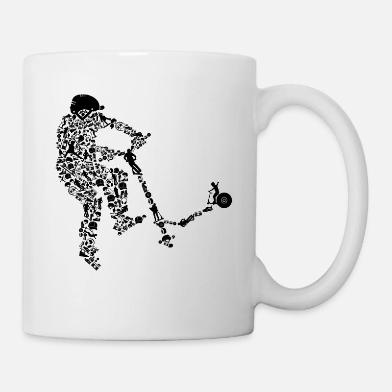 Scooter - Tasse - Weiß