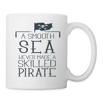 Pirat - Tasse - Weiß - Rechts