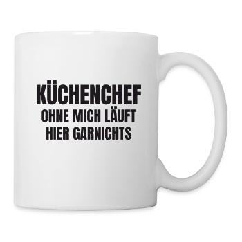 Küchenchef - Tasse - Weiß - Rechts