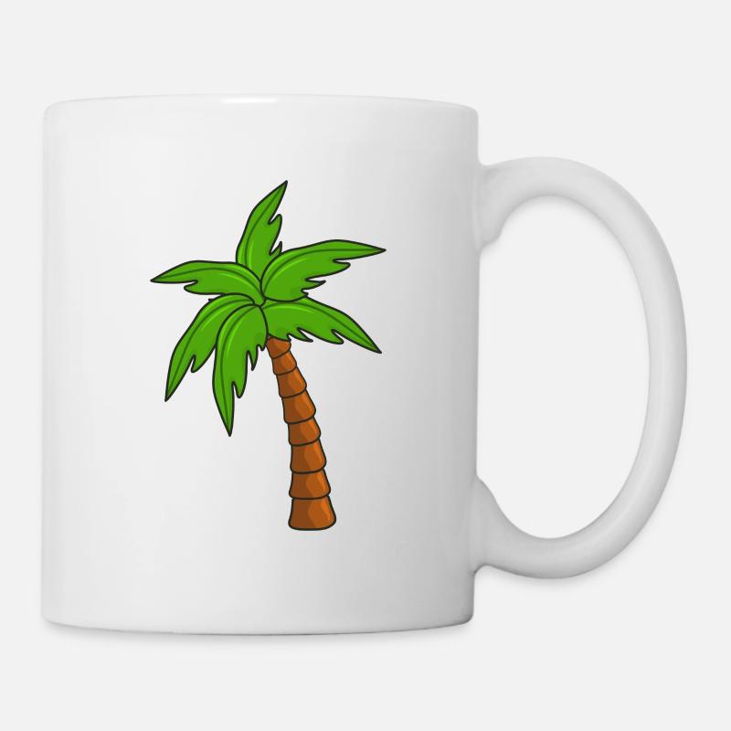 palm tree - Mug - white