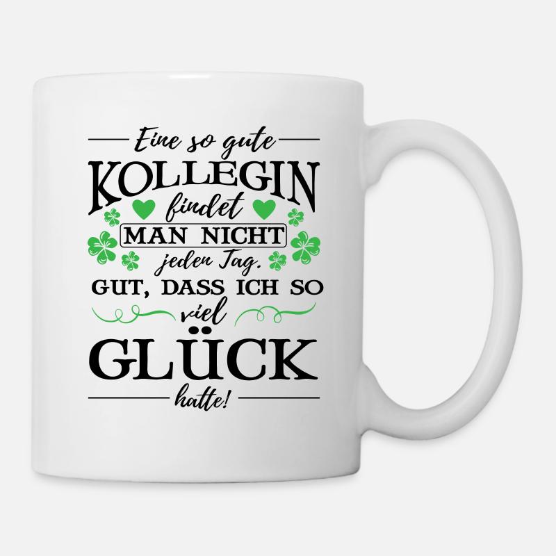 Arbeitskollegin Kollegin Geschenk - Tasse - Weiß