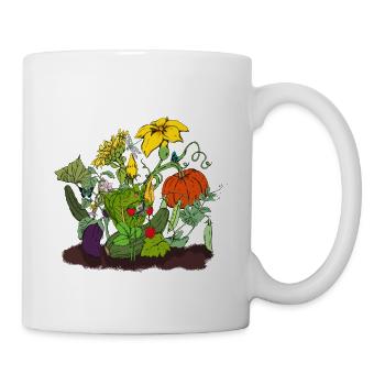 plantes jardin légumes fruits nature idée cadeau - Mug blanc - blanc - Droite