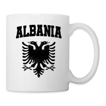 Albania Albanien Albanisch Flagge Fahne - Tasse - Weiß - Rechts
