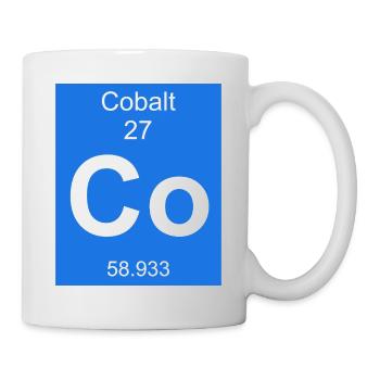 Cobalt chemical element periodic table chemical - Mug - white - Right