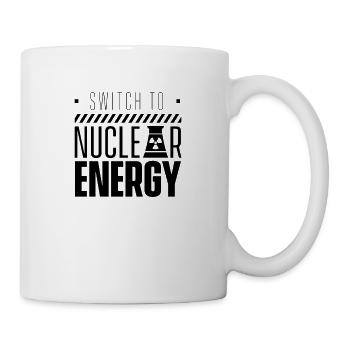 Zu Atomkraft wechseln Kernkraft Atom Kernenergie - Tasse - Weiß - Rechts