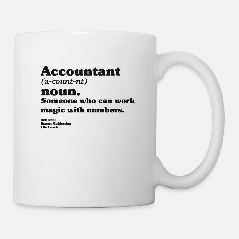 Comptable comptable disant - Mug blanc - blanc