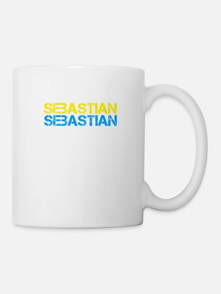 Sébastien - Mug blanc - blanc