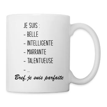Parfaite - Mug blanc - blanc - Droite