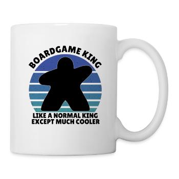 Boardgame King sauf beaucoup plus cool - Mug blanc - blanc - Droite