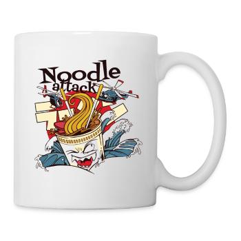 Noodle Attack Beautiful Japanese Art - Mug - white - Right