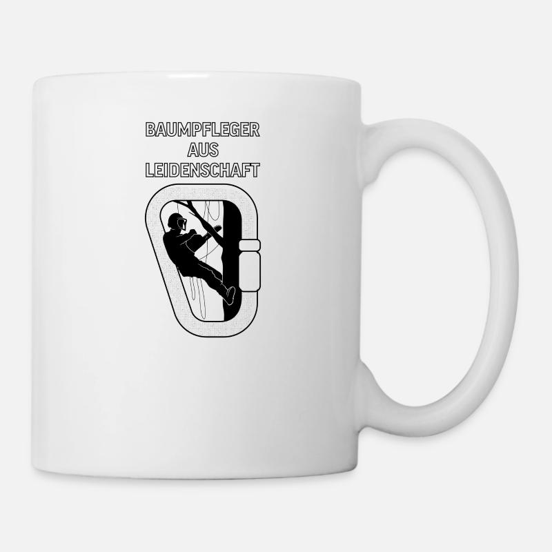 Baumkletterer Baumpfleger Arborist Baumpflege - Tasse - Weiß