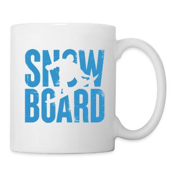 Snowboard Snowboarding Gift for Kids - Mug blanc - blanc - Droite