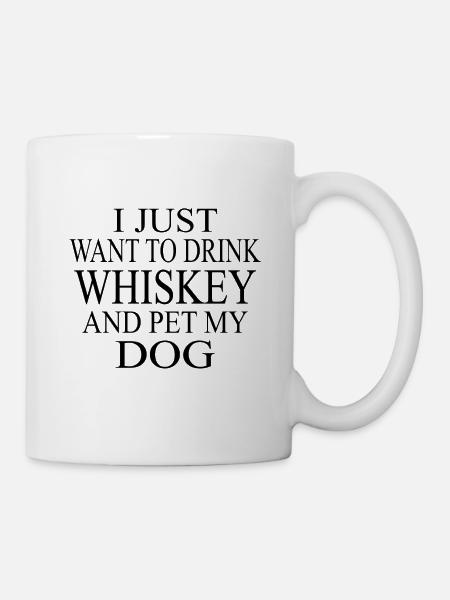 Whiskey Hundebesitzer - Tasse - Weiß