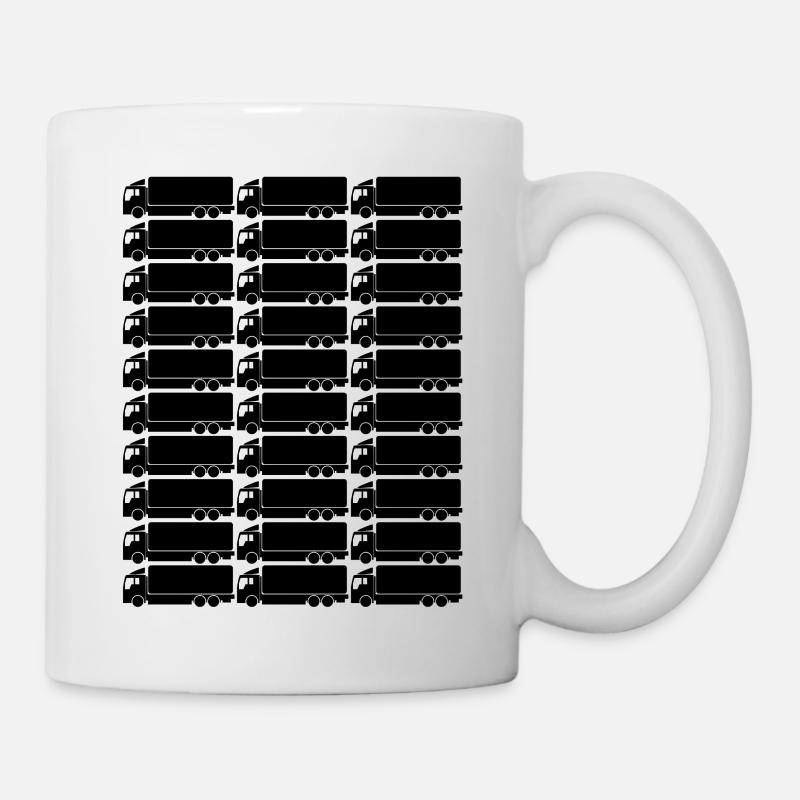 Chauffeur de camion chauffeur de camion chauffeur professionnel - Mug blanc - blanc