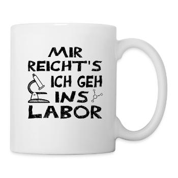 Labor Forschung - Tasse - Weiß - Rechts