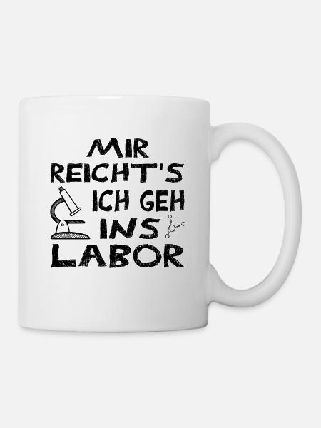 Labor Forschung - Tasse - Weiß