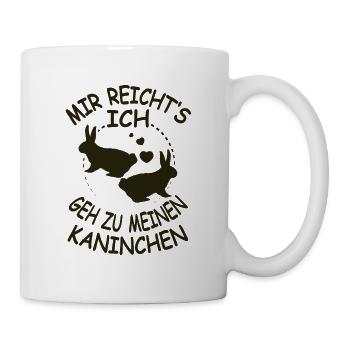 Kaninchen - Tasse - Weiß - Rechts