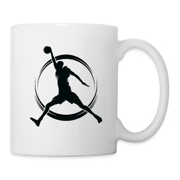 Joueur de basketball - Mug blanc - blanc - Droite