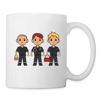 Paramedic ambulance team emergency - Mug - white - Right