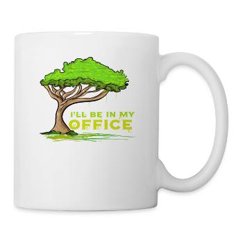 Baumkletterer Baumpfleger Arborist Baumpflege - Tasse - Weiß - Rechts