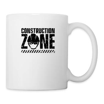 Building sites zone construction workers construction construction site occupation - Mug - white - Right