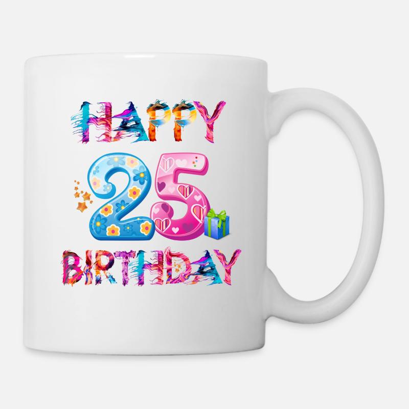 25th birthday - Mug - white