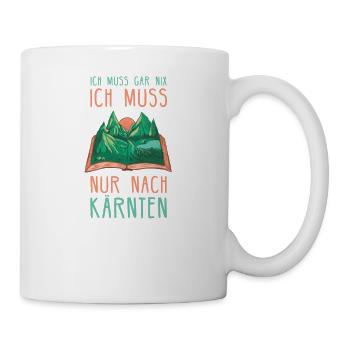 Kärnten Österreich Millstätter See Geschenk - Tasse - Weiß - Rechts