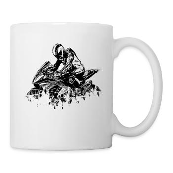 Motorcycle Lifestyle / Motorrad / Motorräder biker - Tasse - Weiß - Rechts