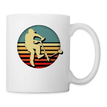 Scooter - Tasse - Weiß - Rechts