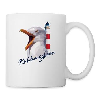Kühlungsborn Baltic Sea coast beach souvenir gift - Mug - white - Right
