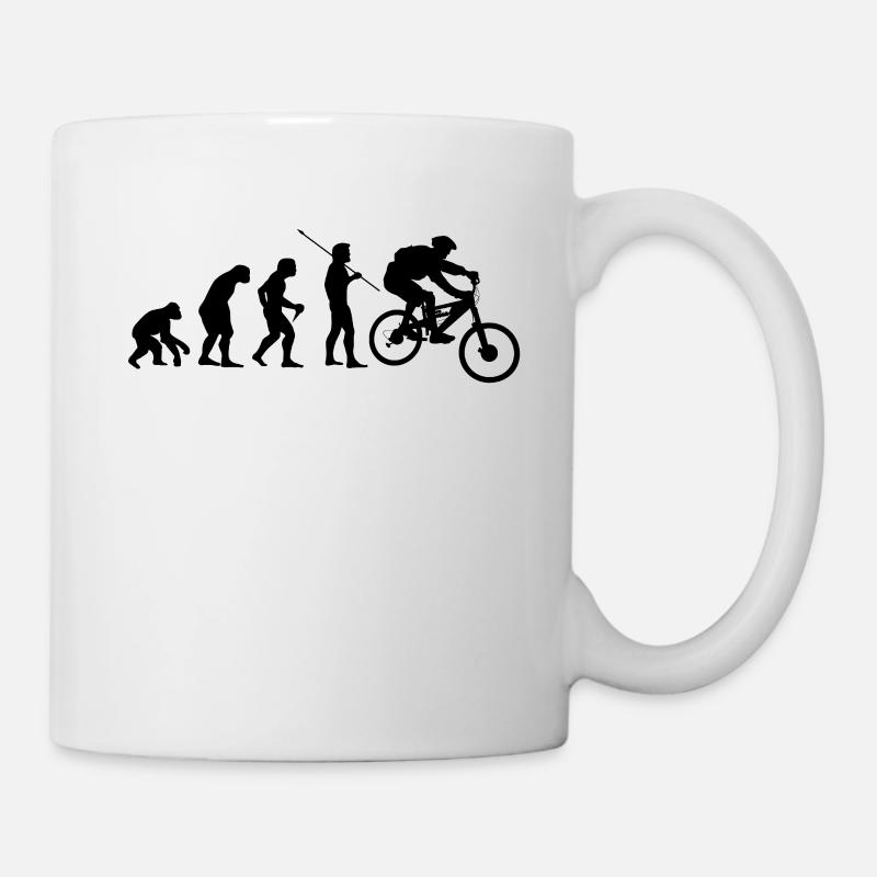 Cadeau VTT de descente - Mug blanc - blanc