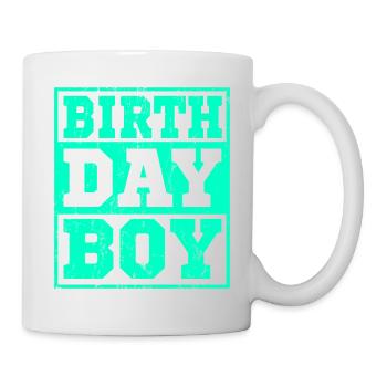 BIRTHDAY BOY birthday boy gift - Mug - white - Right