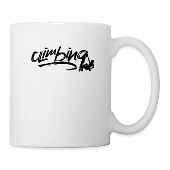 Escalade escalade grimpeur alpinisme passe-temps - Mug blanc - blanc - Droite