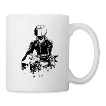 Motorcycle Lifestyle / Motorrad / Motorräder biker - Tasse - Weiß - Rechts