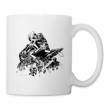 Motorcycle Lifestyle / Motorbike / Motorcycles biker - Mug - white - Right