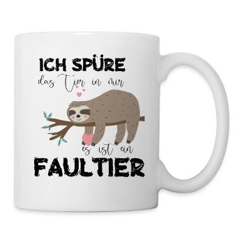 das Tier in mir - Tasse - Weiß - Rechts