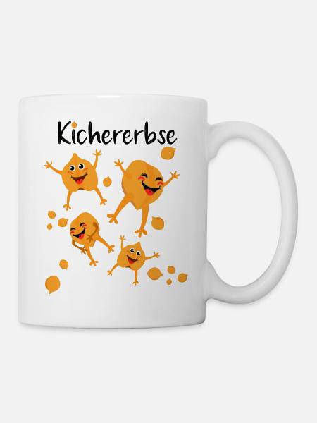Kichererbse - Tasse - Weiß