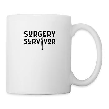 Surgery Surviving patient Surgeon operating room - Mug - white - Right