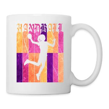 Je Peux Pas J'ai Handball - Évolution Handballeur - Mug blanc - blanc - Droite