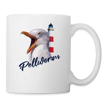 Pellworm Nordseeinsel Urlaub Geschenk Souvenir - Tasse - Weiß - Rechts