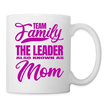 family first familie family reunion believe geek - Mug - white - Right