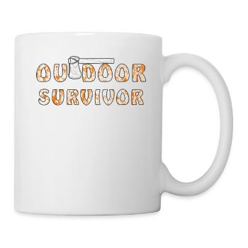 AXT OUTDOOR SURVIVOR - Mug blanc - blanc - Droite