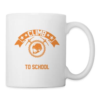 Cadeau de mur d'escalade - Mug blanc - blanc - Droite