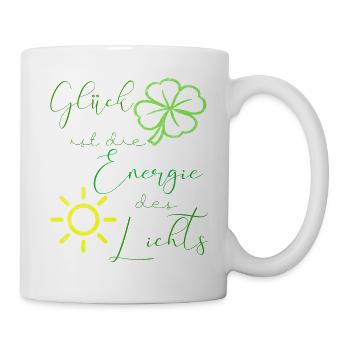 glück - Tasse - Weiß - Rechts