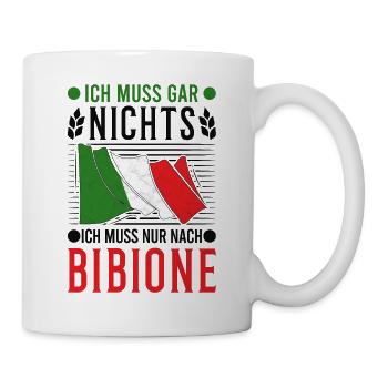 Bibione Urlaub Reise Italien Geschenk - Tasse - Weiß - Rechts