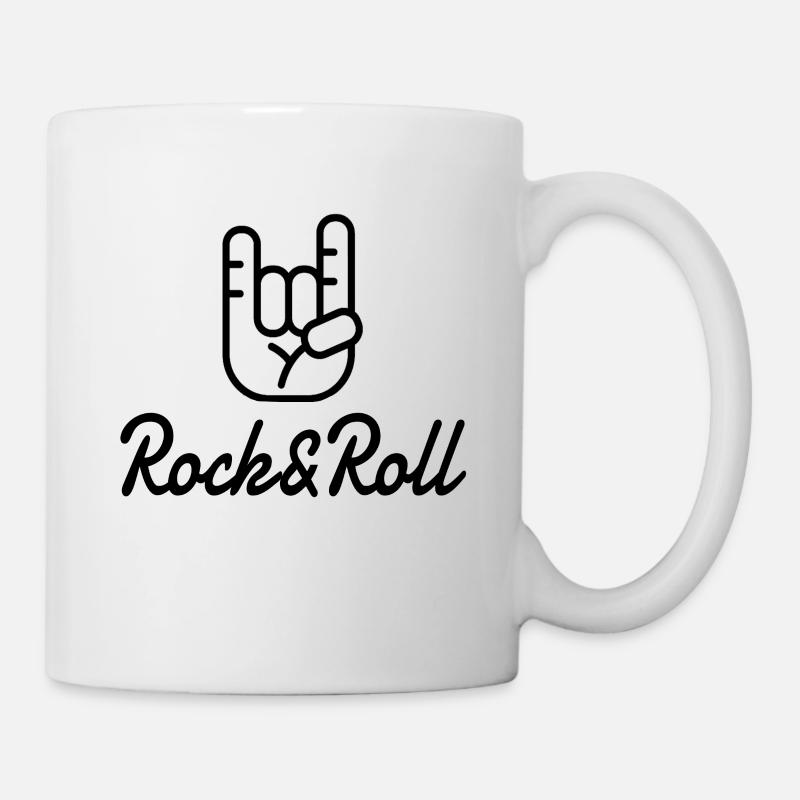 Rock n Roll - Tasse - Weiß