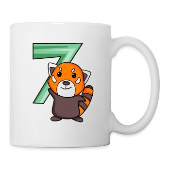 Roter Panda - Tasse - Weiß - Rechts