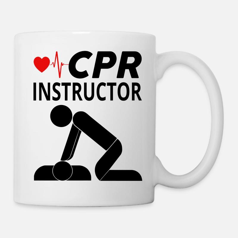 CPR INSTRUCTOR - Mug - white