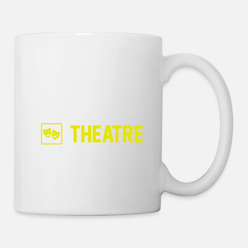 EAT SLEEP THEATRE REPEAT - Mug blanc - blanc