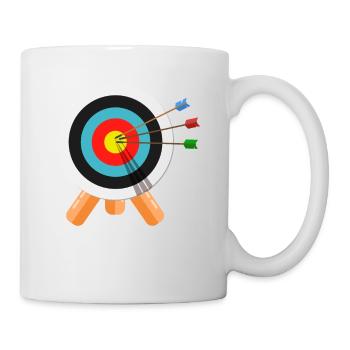 Archery Archer Gift Target - Mug - white - Right